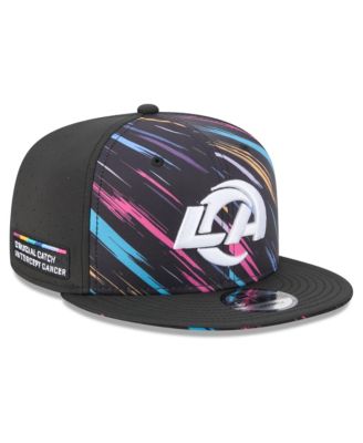 Men's Black Los Angeles Rams 2026 NFL Crucial Catch 9FIFTY Snapback Hat