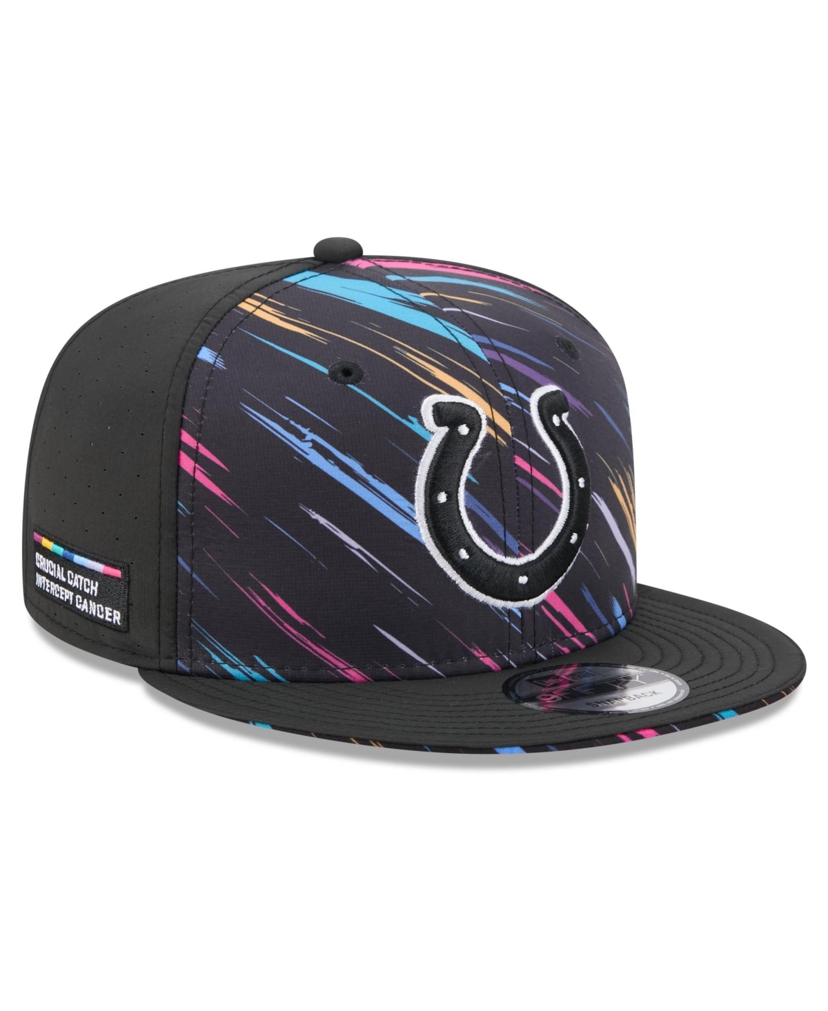 New Era Men's Black Indianapolis Colts 2026 Nfl Crucial Catch 9FIFTY Snapback Hat - Black