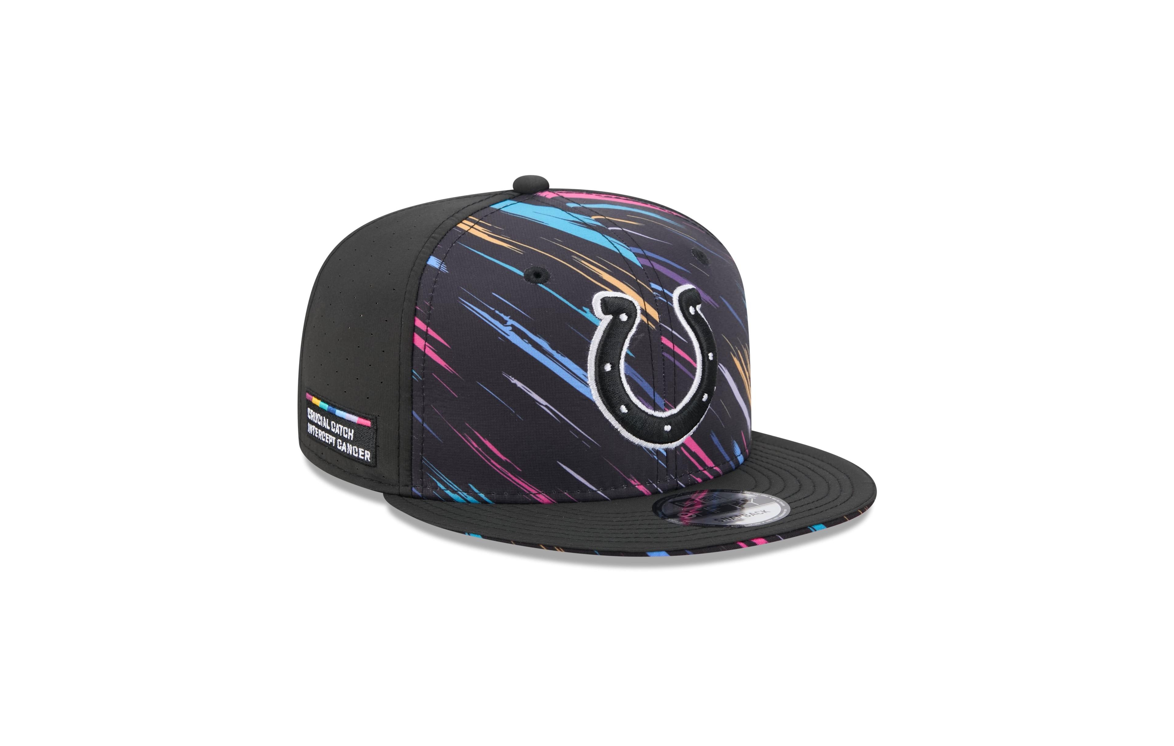 New Era Men's Black Indianapolis Colts 2026 Nfl Crucial Catch 9FIFTY Snapback Hat