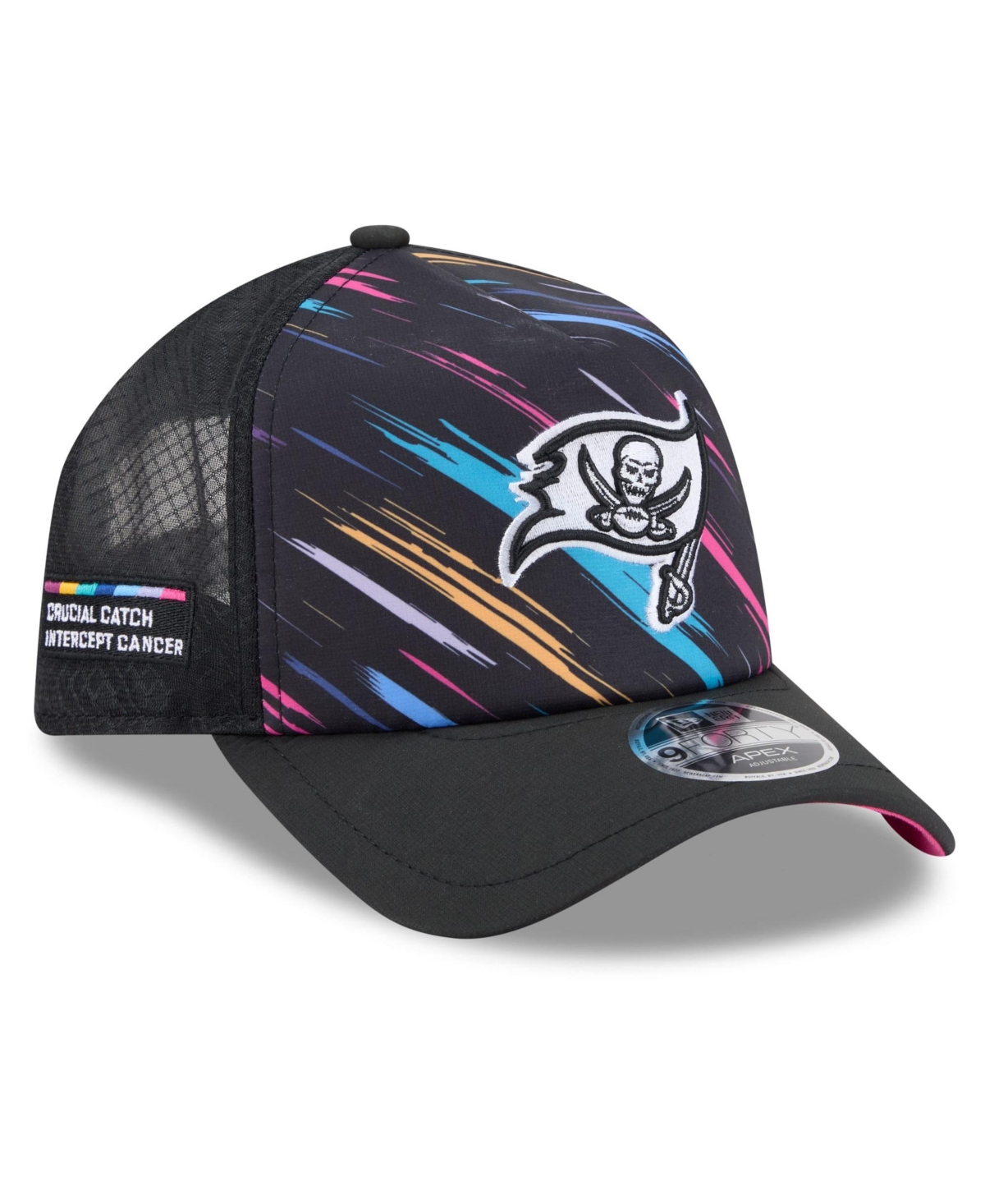 New Era Men's Black Tampa Bay Buccaneers 2026 Nfl Crucial Catch 9FORTY Apex Adjustable Hat - Black