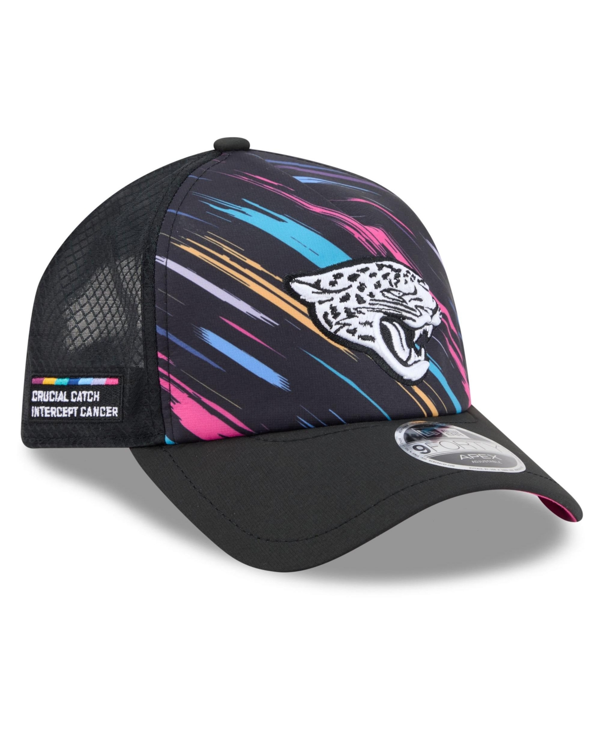 New Era Men's Black Jacksonville Jaguars 2026 Nfl Crucial Catch 9FORTY Apex Adjustable Hat - Black