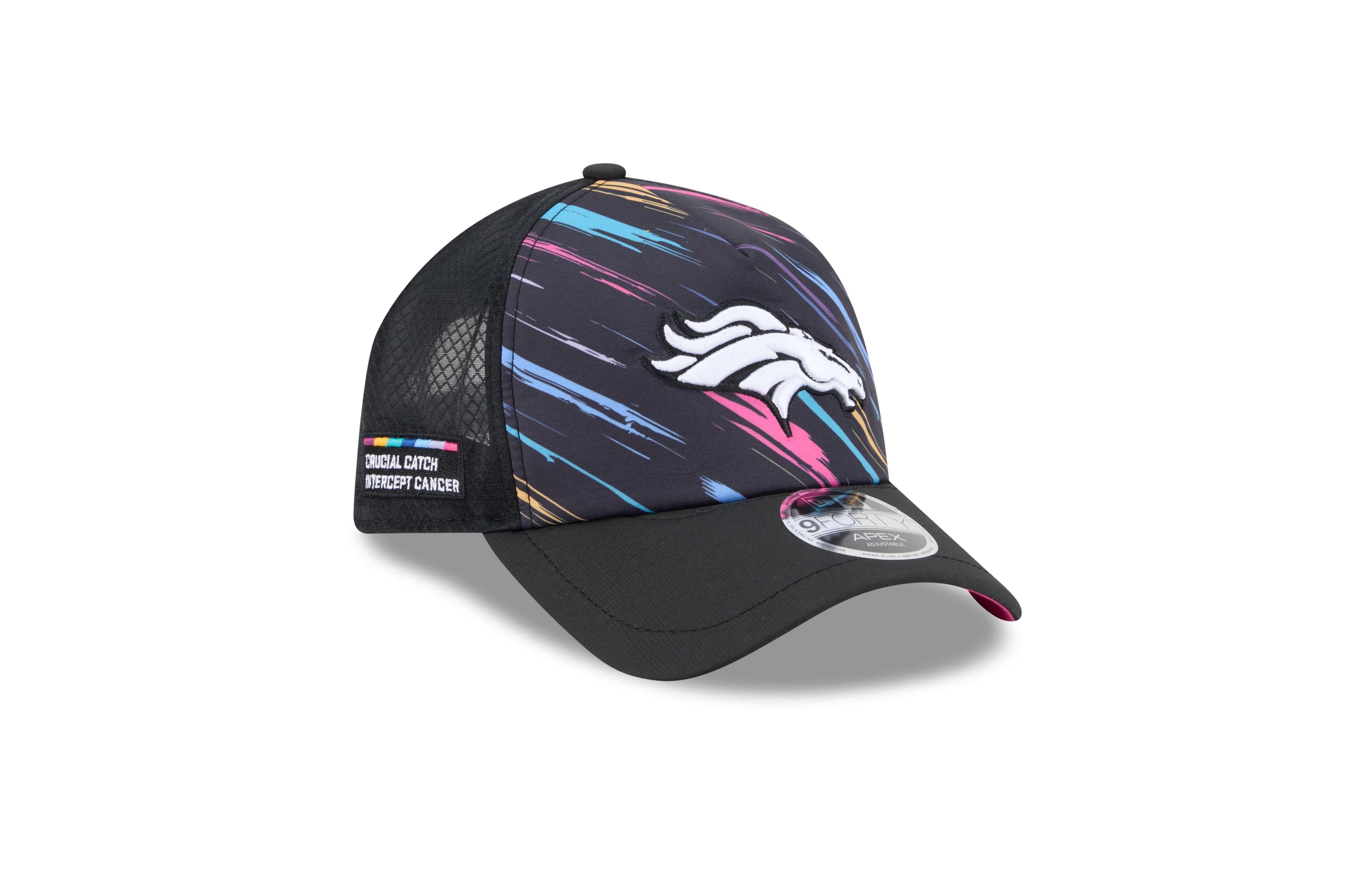 New Era Men's Black Denver Broncos 2026 Nfl Crucial Catch 9FORTY Apex Adjustable Hat