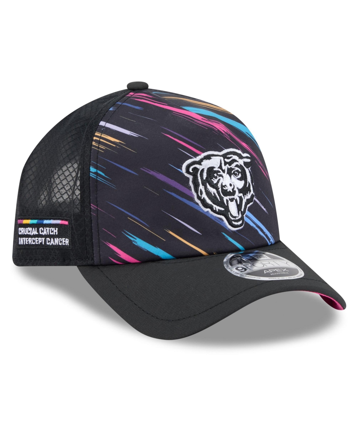 New Era Men's Black Chicago Bears 2026 Nfl Crucial Catch 9FORTY Apex Adjustable Hat - Black