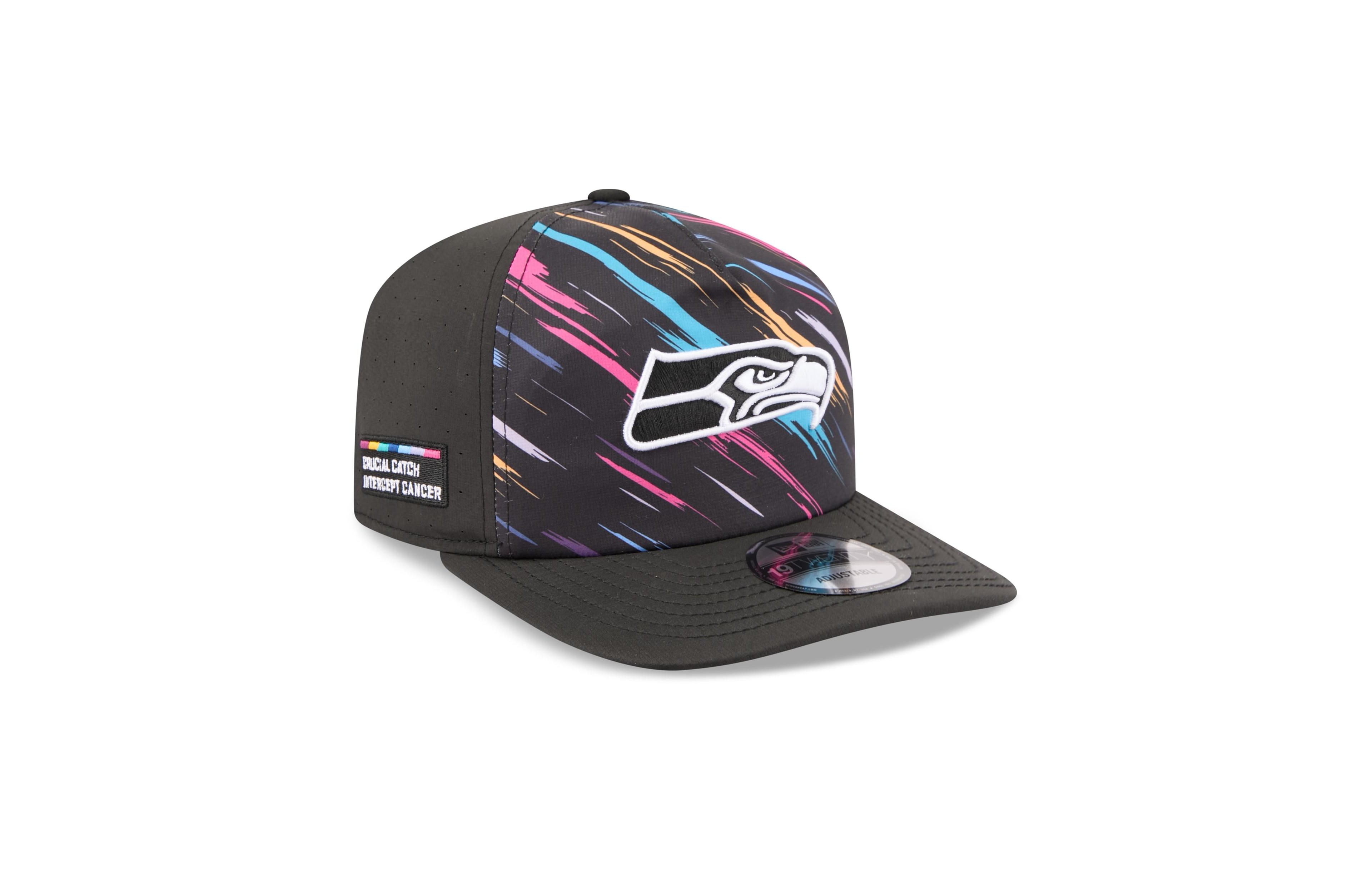 New Era Men's Black Seattle Seahawks 2026 Nfl Crucial Catch 19TWENTY Adjustable Hat