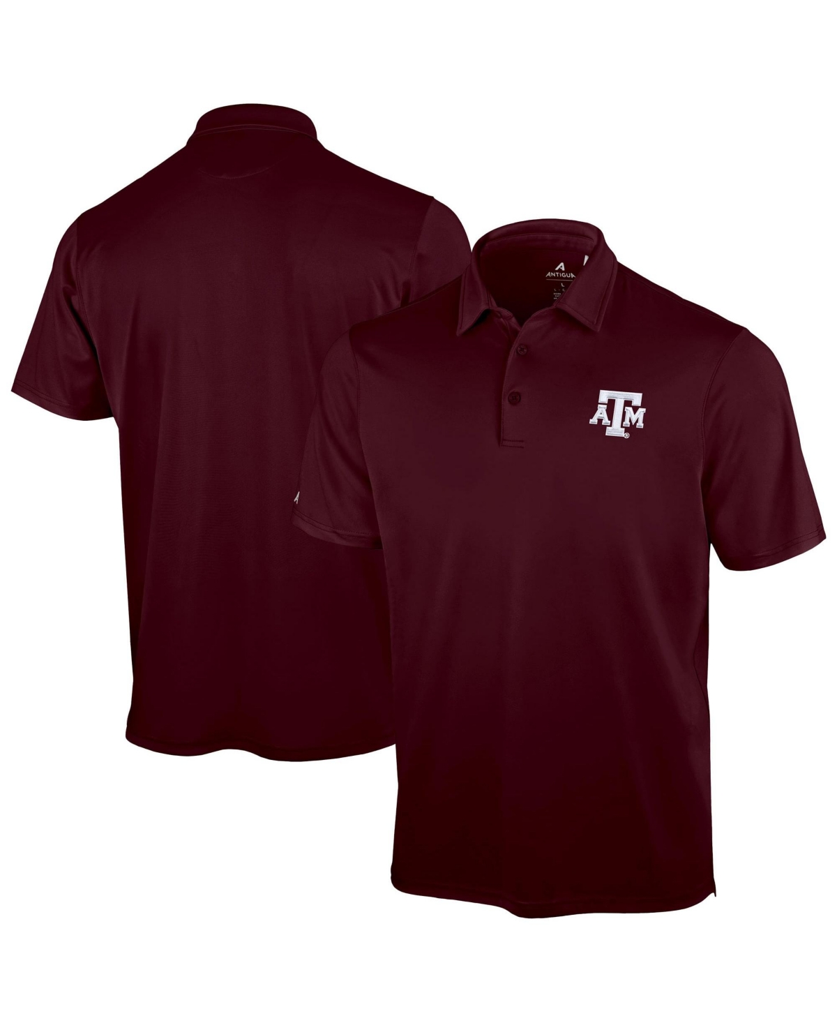 Antigua Men's Maroon Texas A M Aggies Unshakeable Solid Polo Shirt