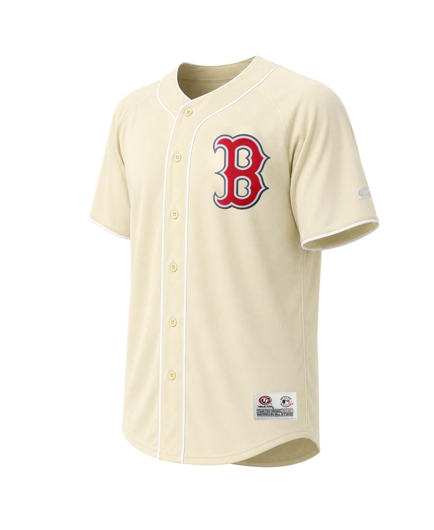 Мужской топ Stitches Cream Boston Red Sox Fashion Jersey — фото 2