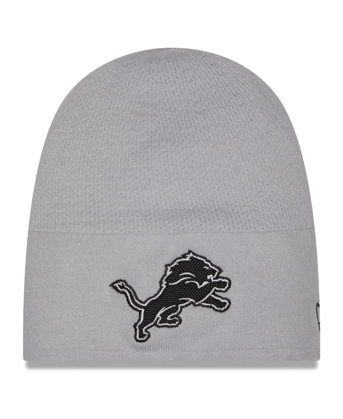 New Era Men's Silver Detroit Lions 2026 Rivalries Collection Sport Knit Hat - Silver