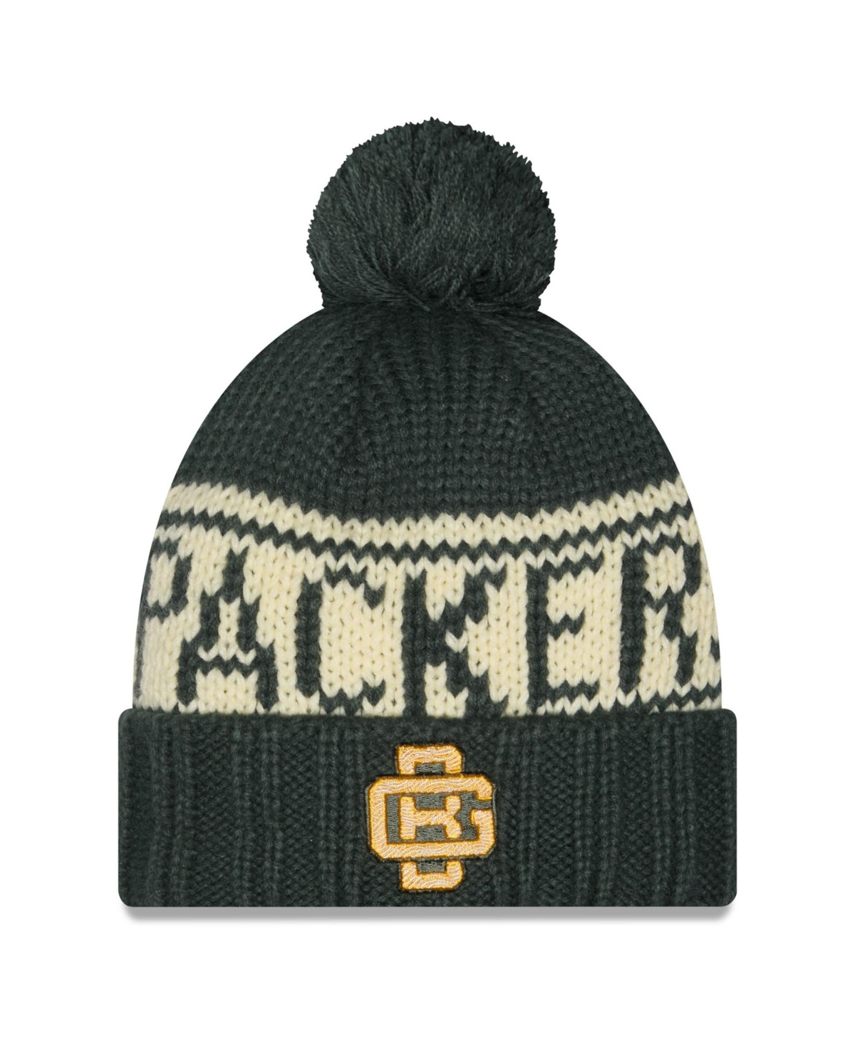 New Era Women's Green Bay Packers 2026 Rivalries Collection Cuffed Knit with Pom Hat - Green