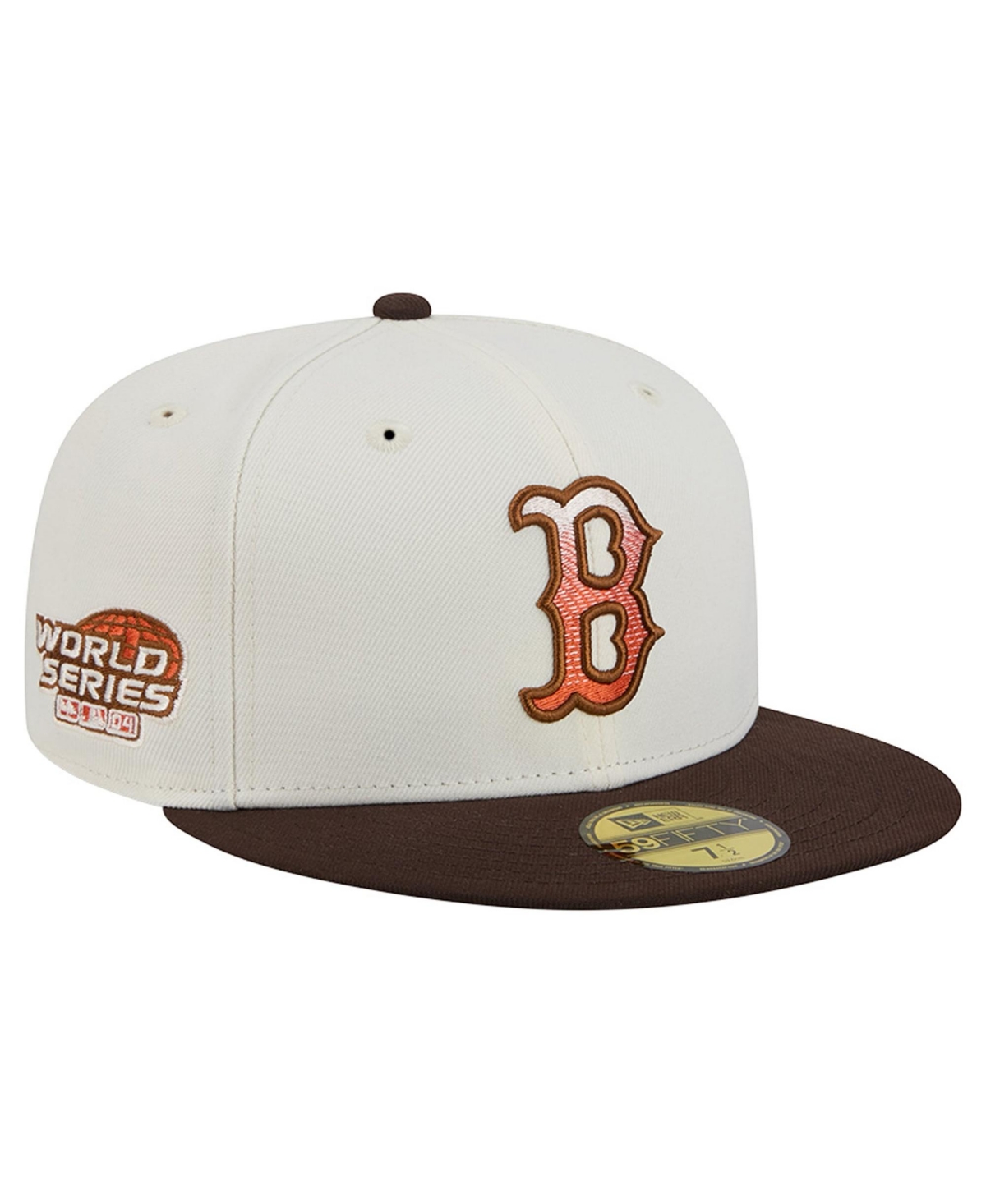 New Era Men's Natural/Brown Boston Red Sox Pumpkin Spice 59FIFTY Fitted Hat