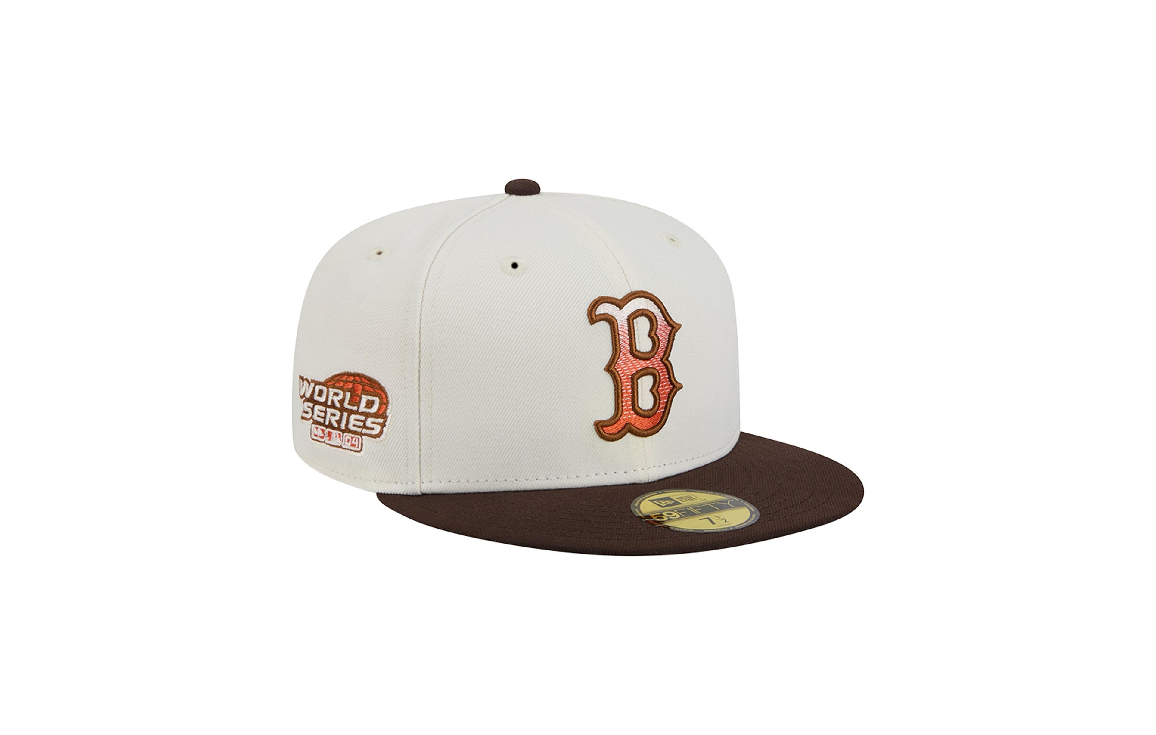 New Era Men's Natural/Brown Boston Red Sox Pumpkin Spice 59FIFTY Fitted Hat