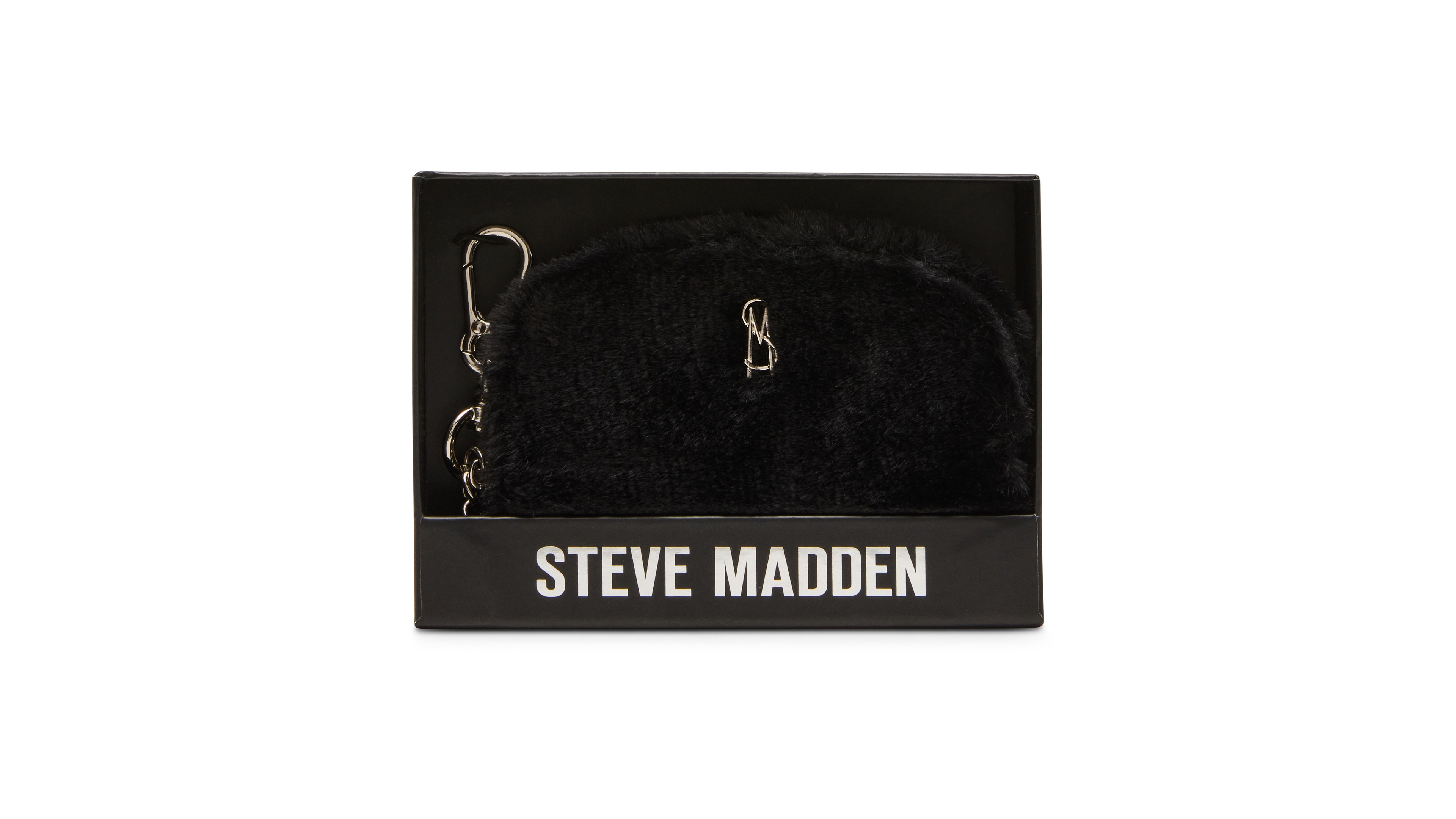 Steve Madden Jadez Faux Fur Zipper Coin Purse