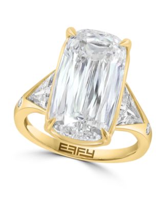 Certified Lab-Grown Diamond Three Stone Ring (11-1/5 ct. t.w.) in 14k Yellow Gold