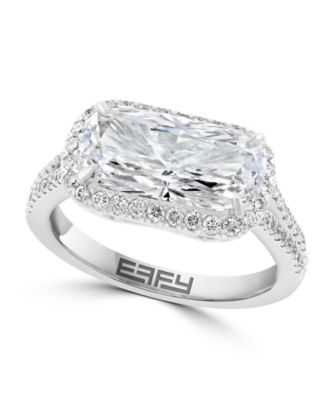 Certified Lab-Grown Diamond Ring (3-3/8 ct. t.w.) in 14k White Gold