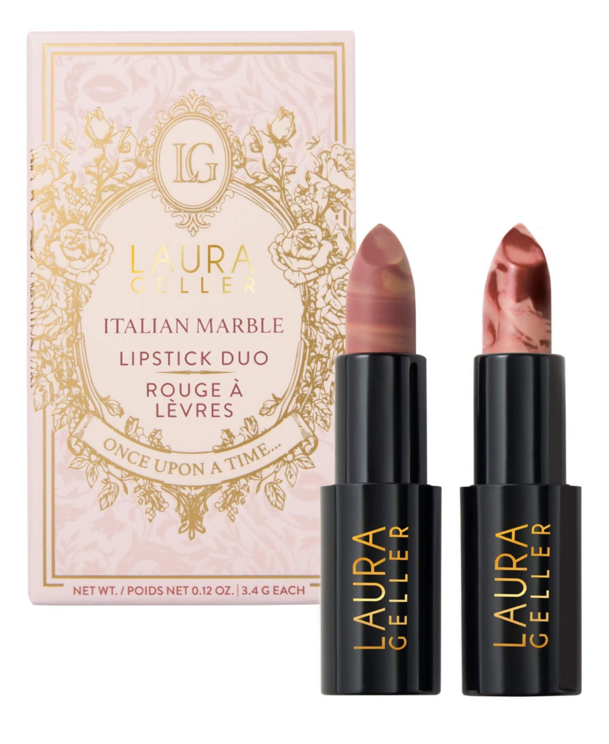 Laura Geller Beauty 2-Piece Italian Marble Lipstick Duo Set