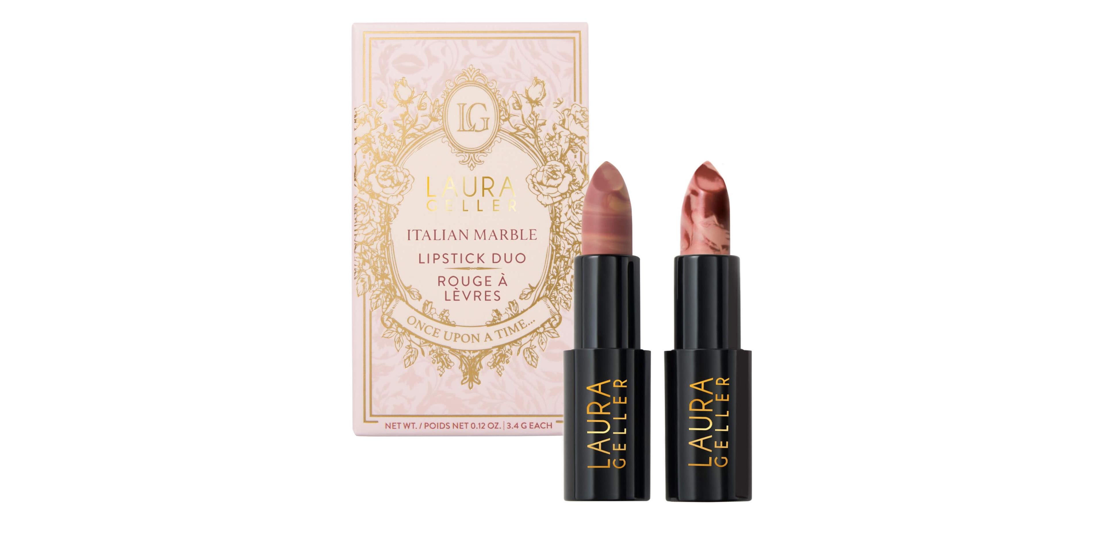 Laura Geller Beauty 2-Piece Italian Marble Lipstick Duo Set