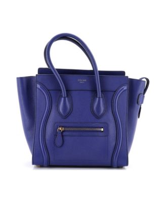 Micro Luggage Bag Grainy Leather