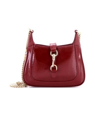 Mini Jackie Notte Chain Hobo Patent