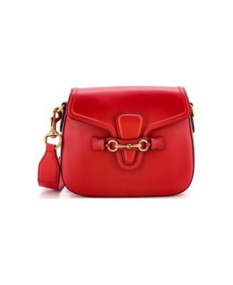 Medium Lady Web Shoulder Bag Leather