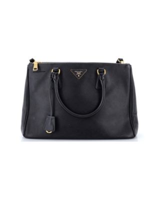 Medium Double Zip Lux Tote Saffiano Leather