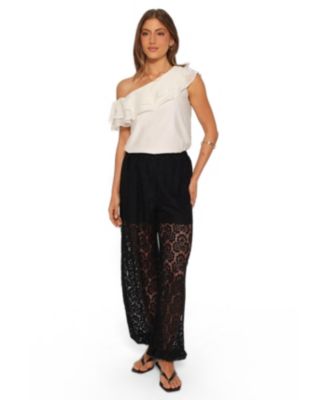 Women's Chloe Pull-On High-Rise Balloon Lace Pants