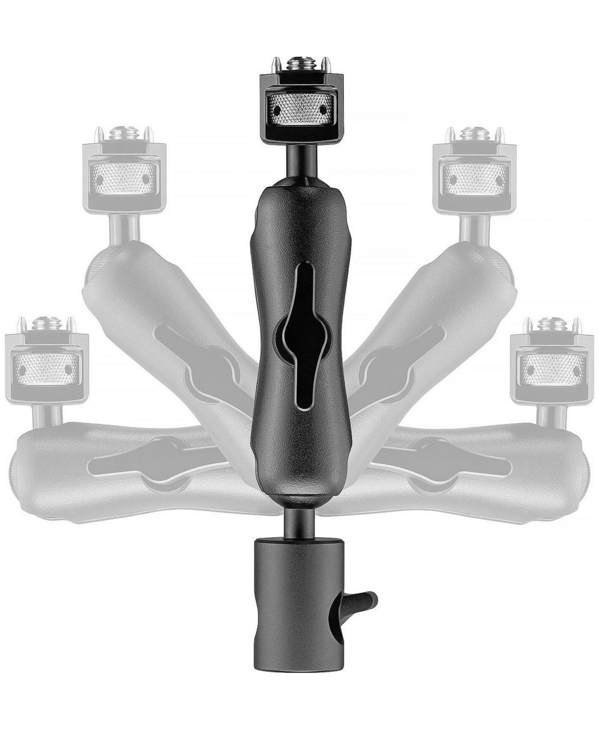 Westcott Dual-Joint 3/8 Inch Anti-Twist Tilter Bracket with 360 Rotation