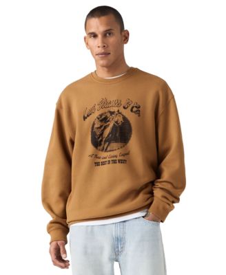 Men's Graphic Crewneck Long-Sleeve Sweatshirt