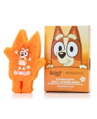 Bluey Body Wash Infused Buffer- Bingo  Tangerine Twirl