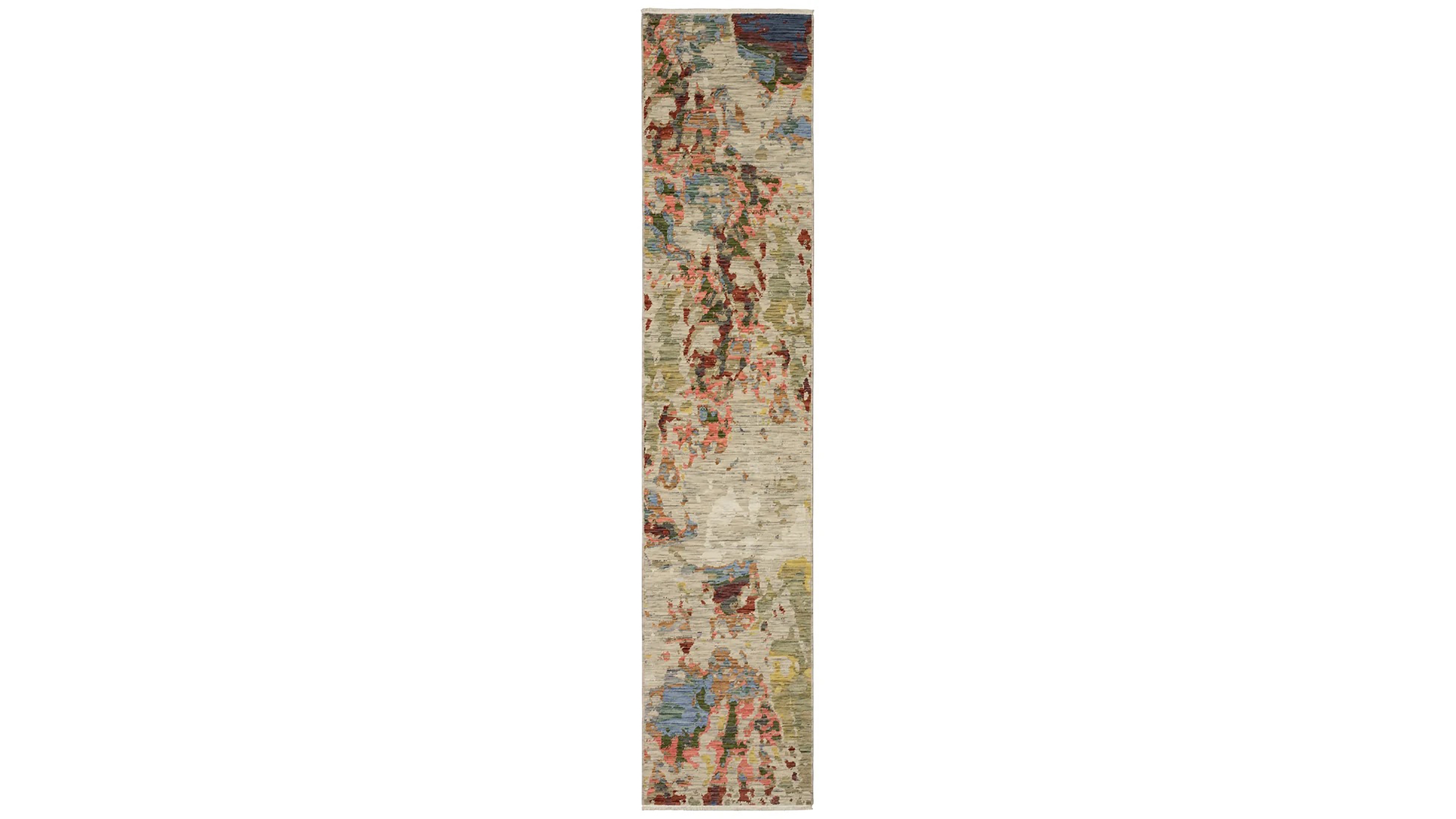 Oriental Weavers Soleri SOL09 2'6"x12' Runner Area Rug