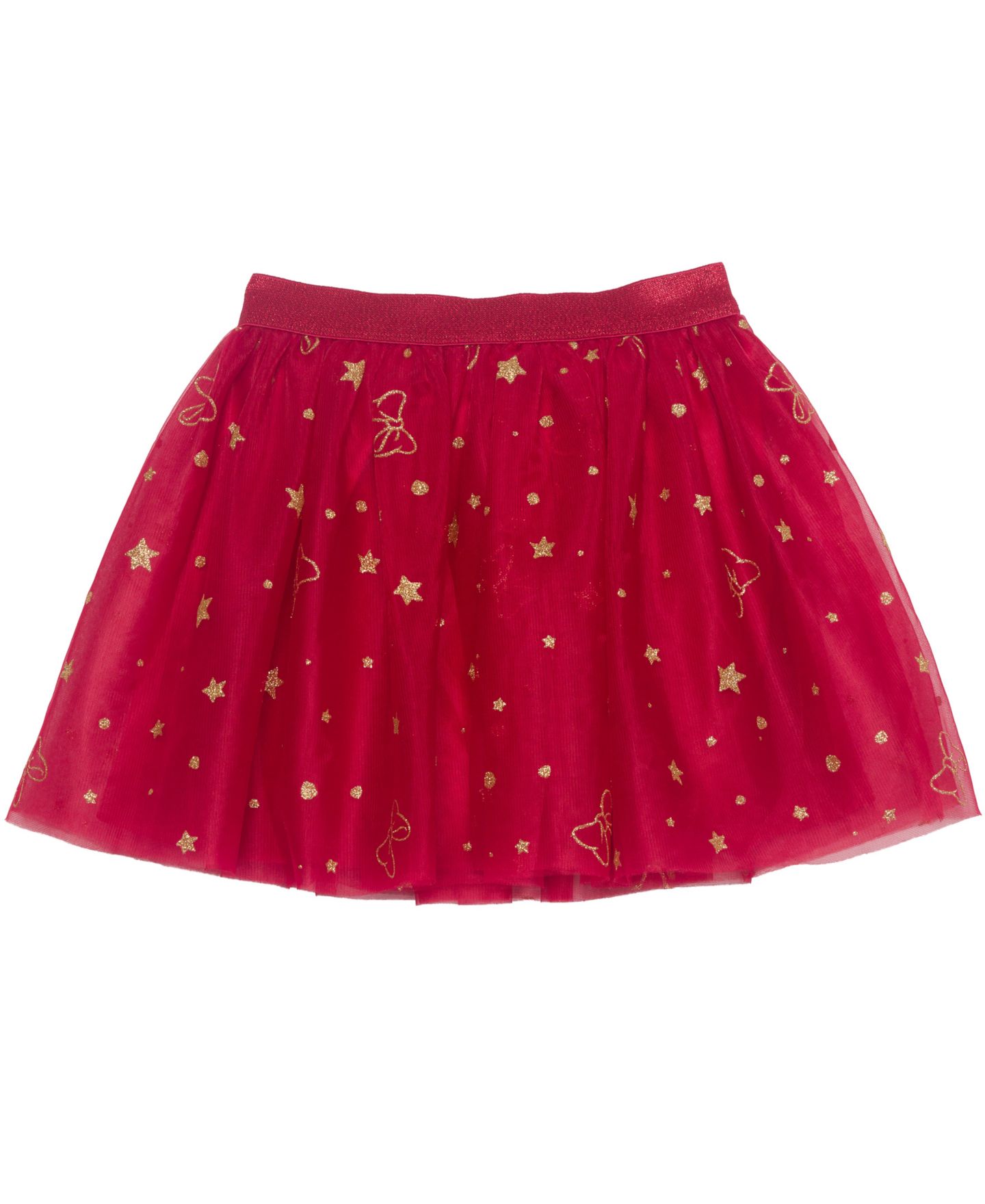 Disney Girls' 2T-6X Minnie Mouse Long-Sleeve Ruffle-Collar Glitter-Graphic Top and Skirt, 2-Piece Set, цвет: Розовый — фото 7