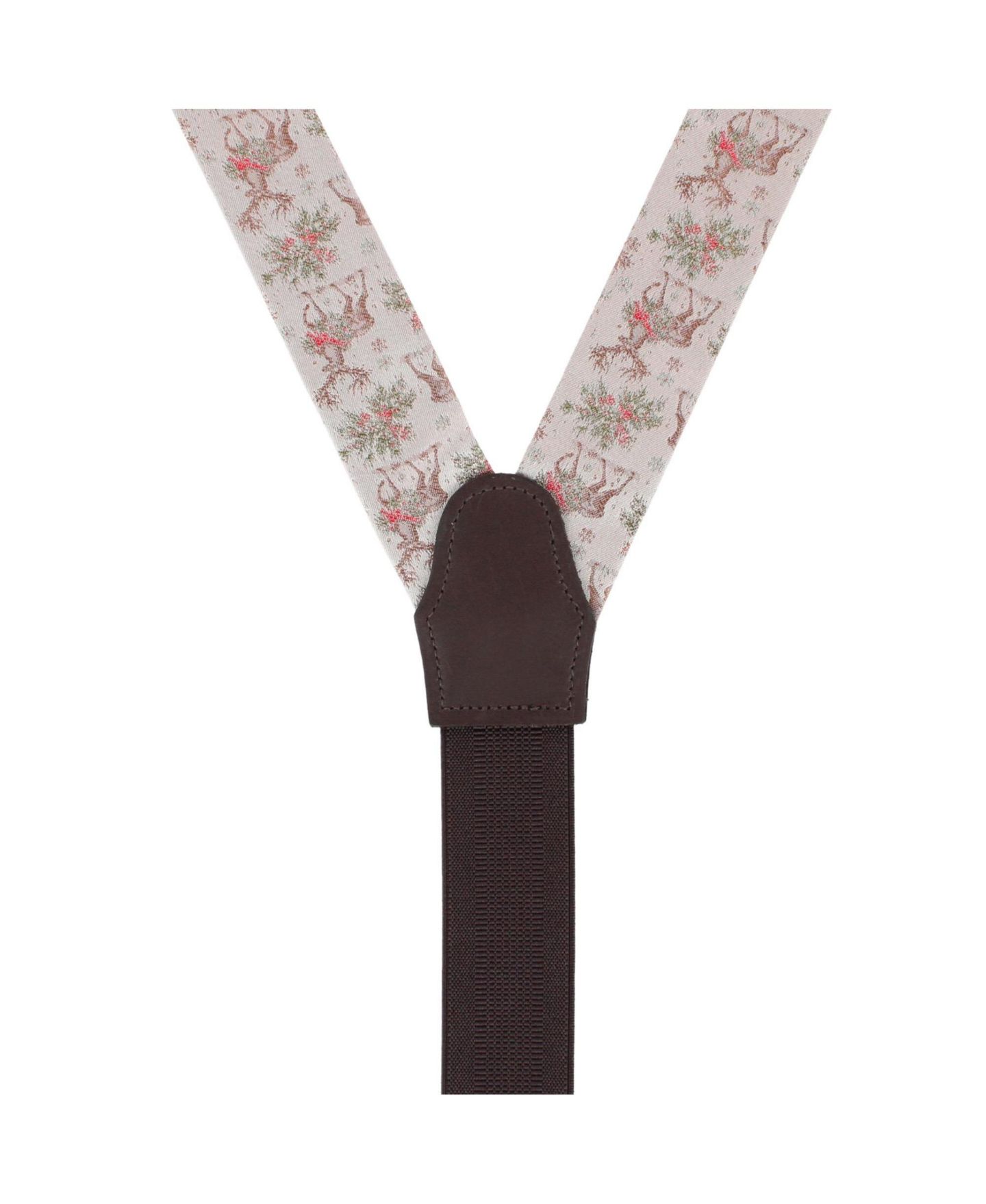 Мужские подтяжки TRAFALGAR Holiday Reindeer Silk Suspenders, цвет: Multiple — фото 3