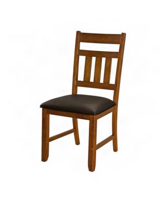 Mason Slatback Upholstered Chair, Mango