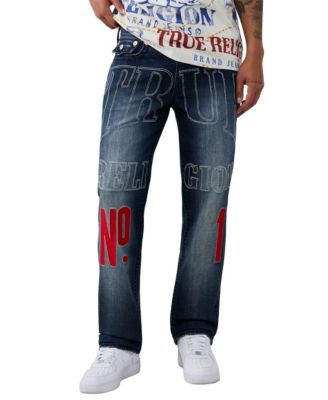 Men's Ricky Big T Flap Relaxed Straight-Leg Jeans