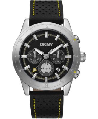Men's Quartz Leather Strap Watch