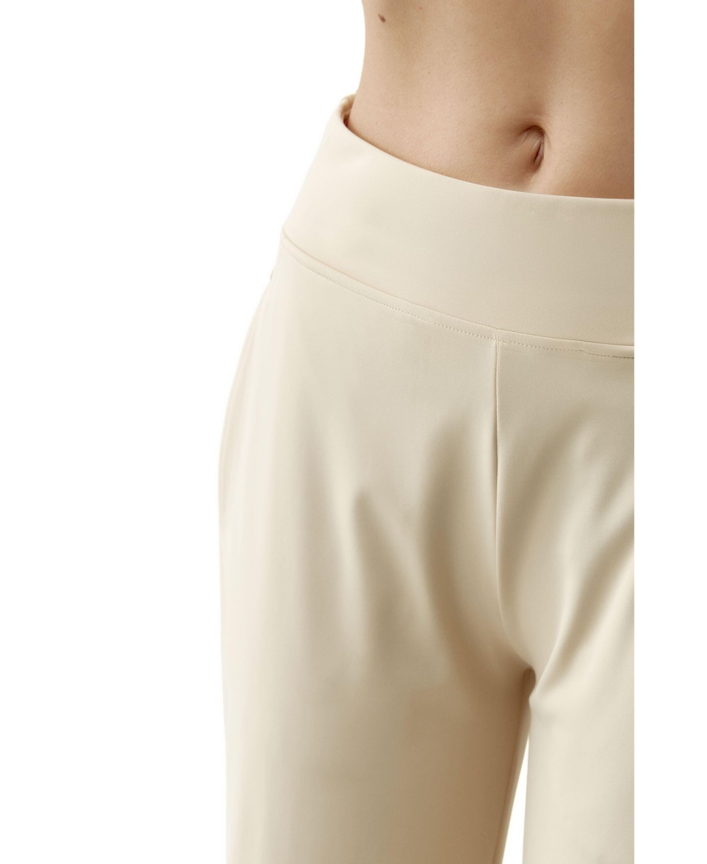 Женские брюки Born Living Yoga Egan Wide-Leg Ankle-Length Side-Pocket, цвет: Straw — фото 3