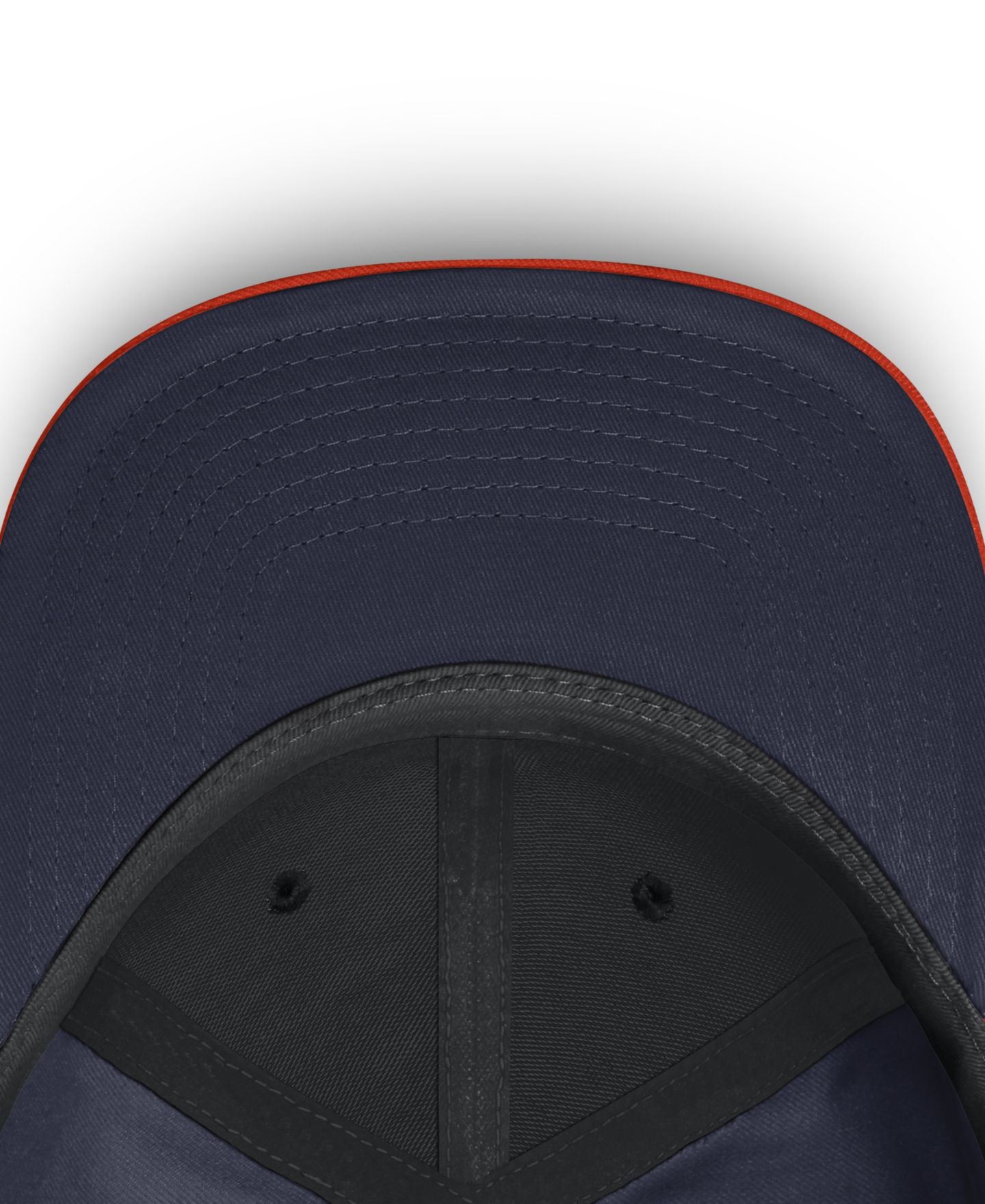Мужская кепка Nike Navy Auburn Tigers Dri-FIT Primetime Script Fitted Hat — фото 2