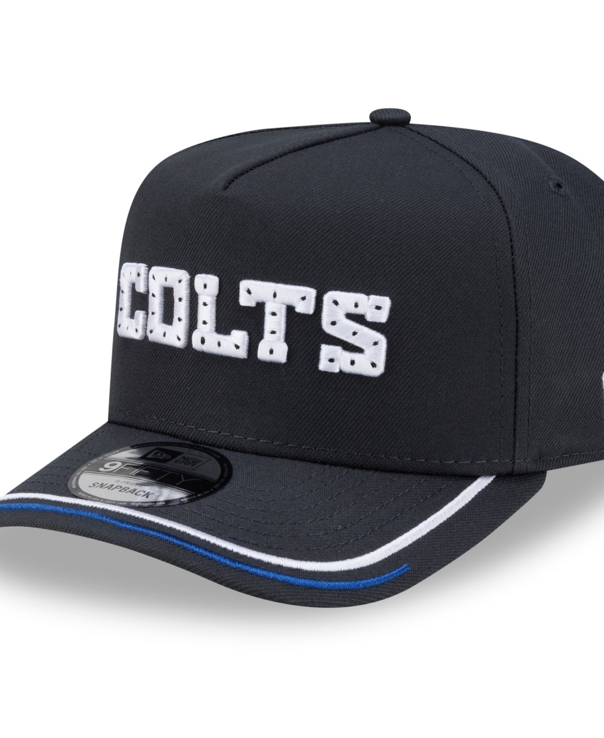 New Era Men's Charcoal Indianapolis Colts 2026 Rivalries Collection Fan Pack A-Frame 9FIFTY Snapback Hat - Charcoal