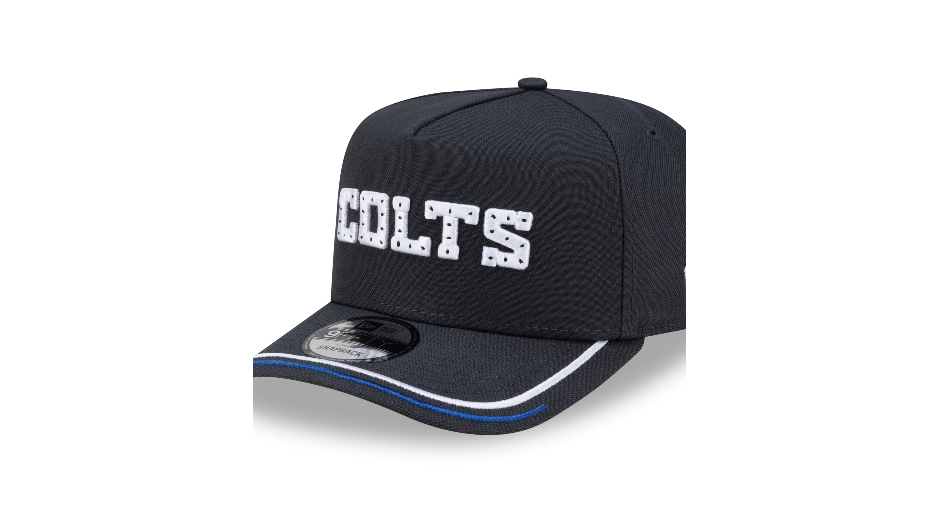 New Era Men's Charcoal Indianapolis Colts 2026 Rivalries Collection Fan Pack A-Frame 9FIFTY Snapback Hat