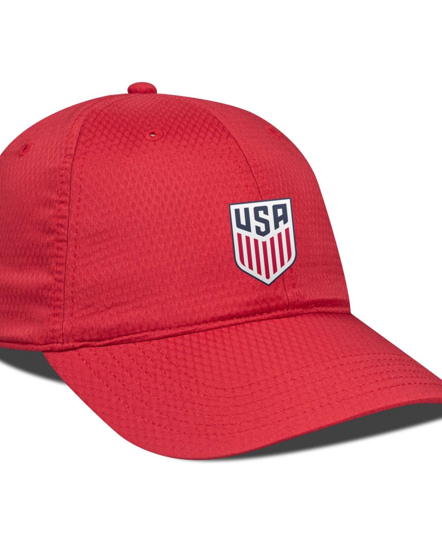 Мужская кепка LevelWear Red Usmnt Matrix Patch Adjustable Hat — фото 3