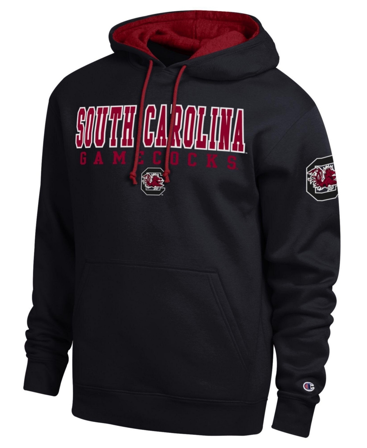 Champion Men's Black South Carolina Gamecocks Contrast Hoodie