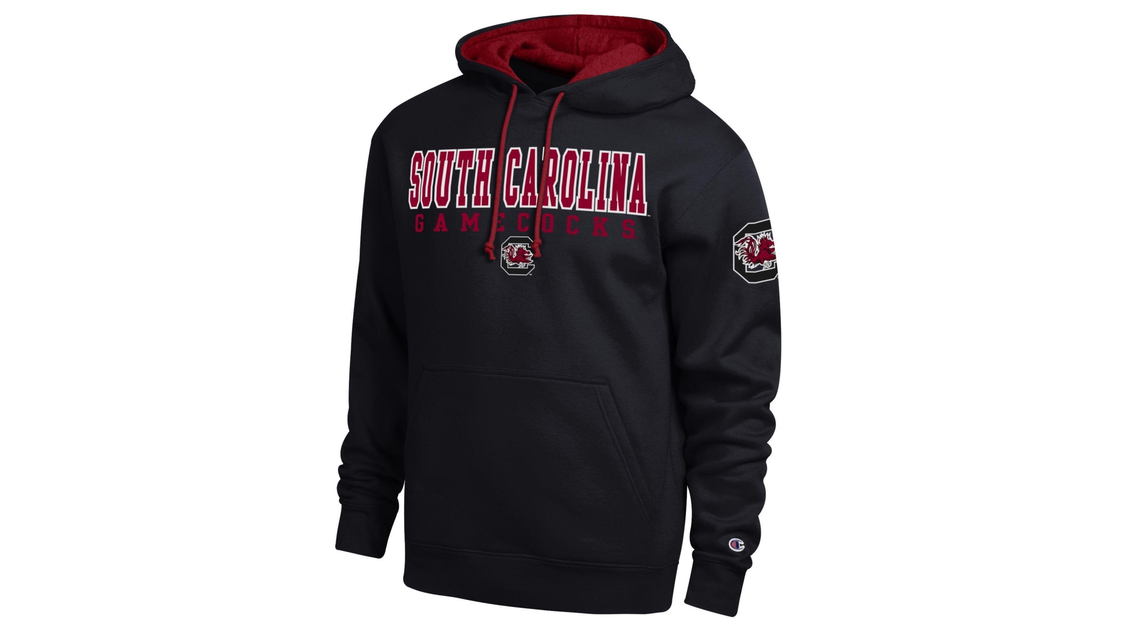Champion Men's Black South Carolina Gamecocks Contrast Hoodie