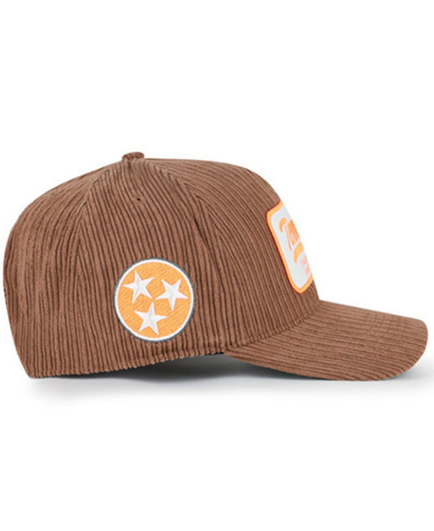 Кепка '47 Brand Brown Tennessee Volunteers Corduroy Patch Hitch Adjustable Hat — фото 3