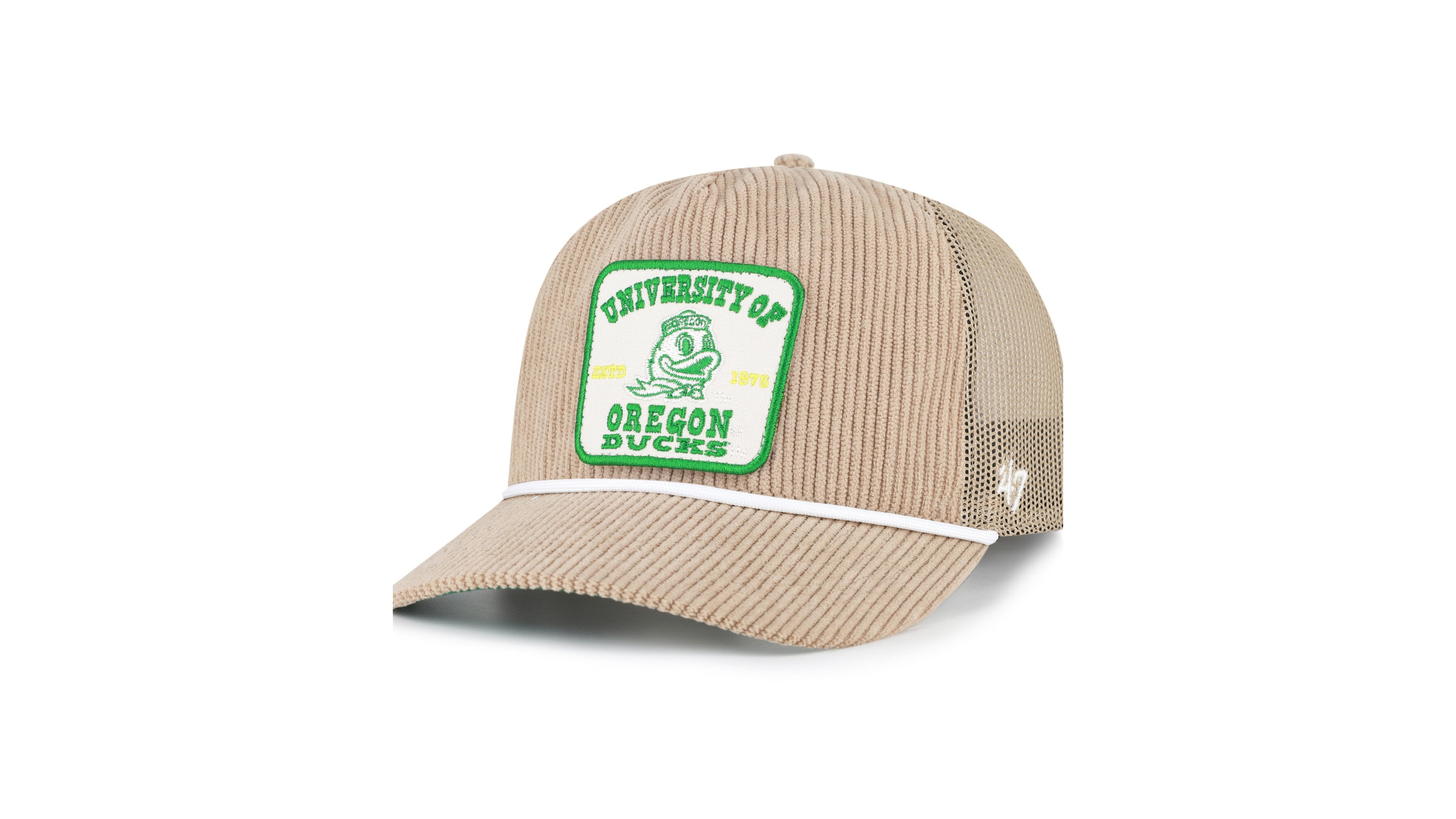 '47 Brand Men's and Women's Khaki Oregon Ducks Cordlandia Hitch Adjustable Hat