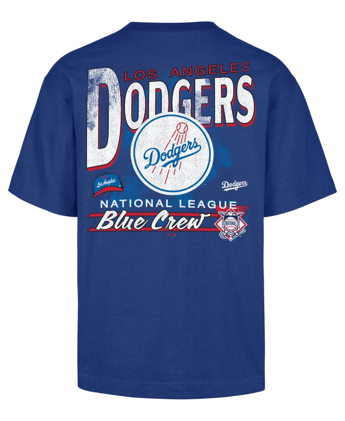 Мужская футболка '47 Brand Royal Los Angeles Dodgers Under Bar Foundation — фото 2