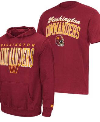 Men's Burgundy Washington Commanders Logo Hoodie