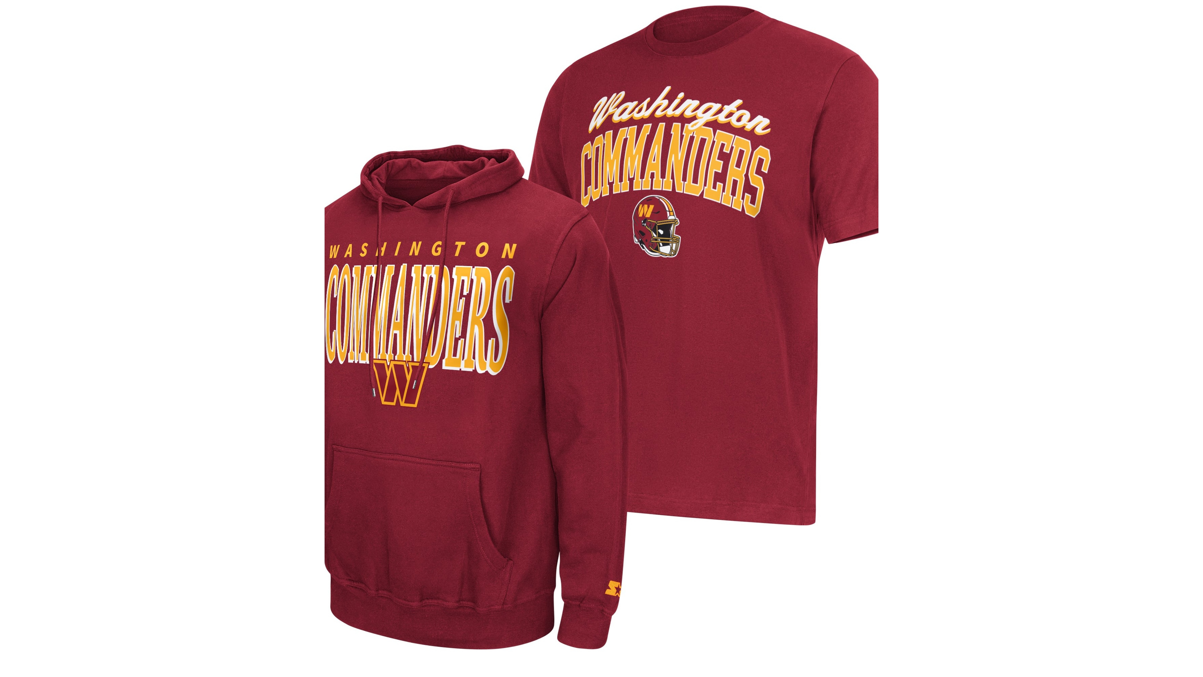 Starter Men's Burgundy Washington Commanders Logo Hoodie