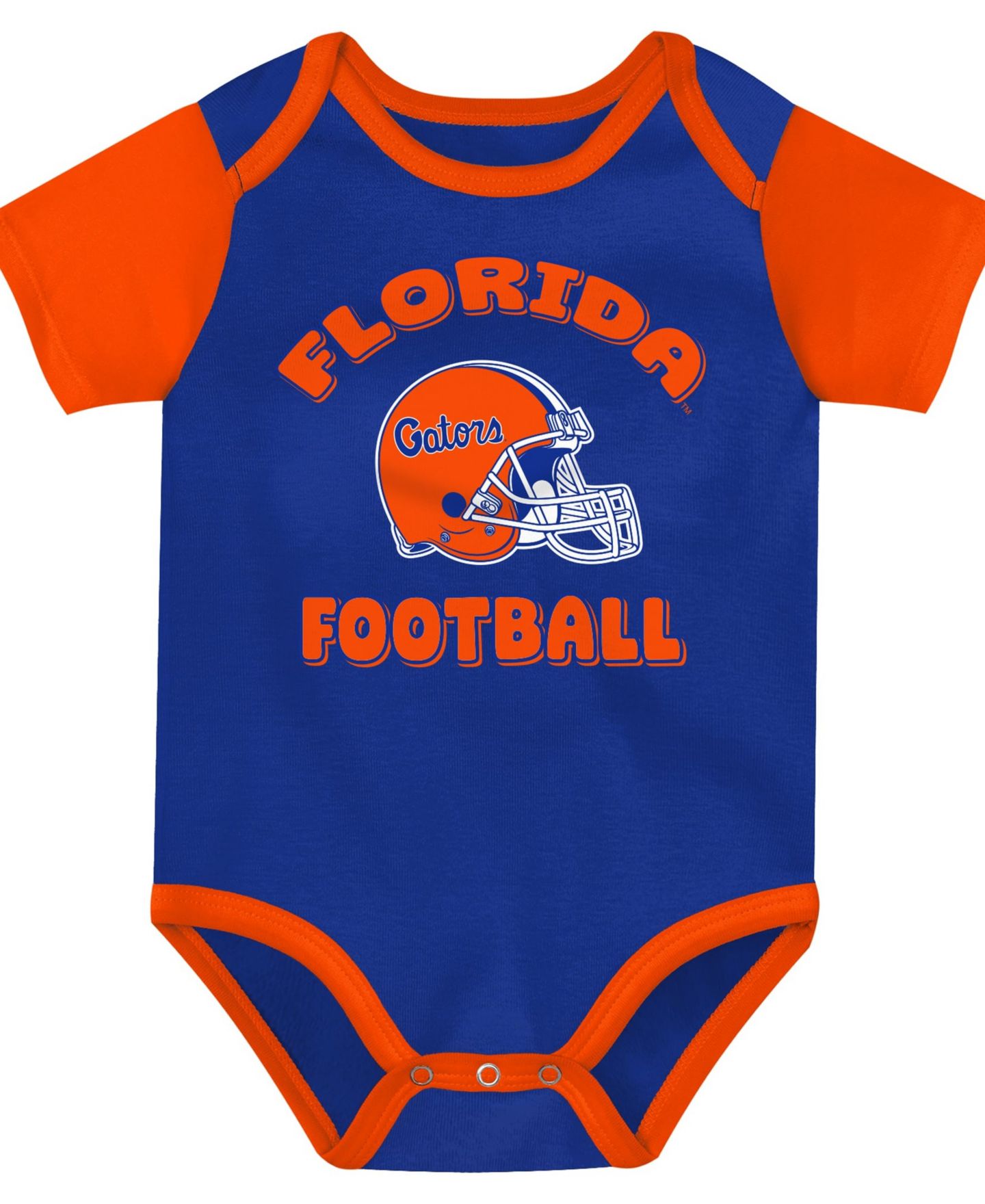 Outerstuff Baby Boys' and Girls' Royal Florida Gators Star Player Bodysuit Set, 3-Piece — фото 4