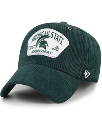 Men's and Women's  Green Michigan State Spartans Accordia Corduroy MVP Adjustable Hat