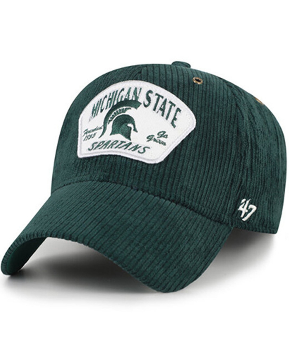 '47 Brand Men's and Women's Green Michigan State Spartans Accordia Corduroy Mvp Adjustable Hat - Green