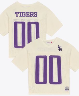 Men's and Women's Cream LSU Tigers Retro Roots Sweater