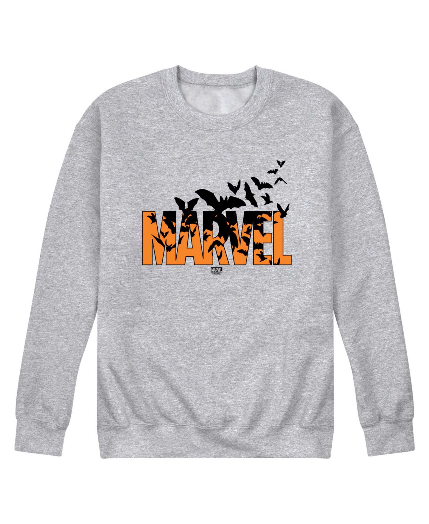 Мужская толстовка AIRWAVES Halloween Bat Logo Long-Sleeve Fleece, цвет: Меланжевый — фото 1